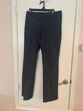 7th Avenue / New York & Co - dark denim look dress pants. 12 tall